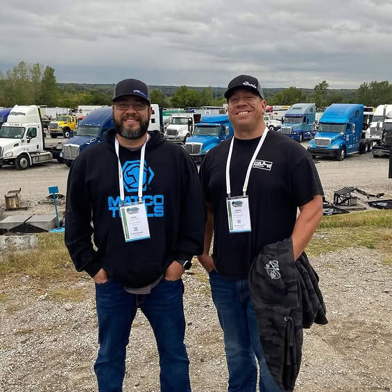 The owners of Action Auto Wreckers